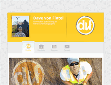 Tablet Screenshot of davevonfintel.com
